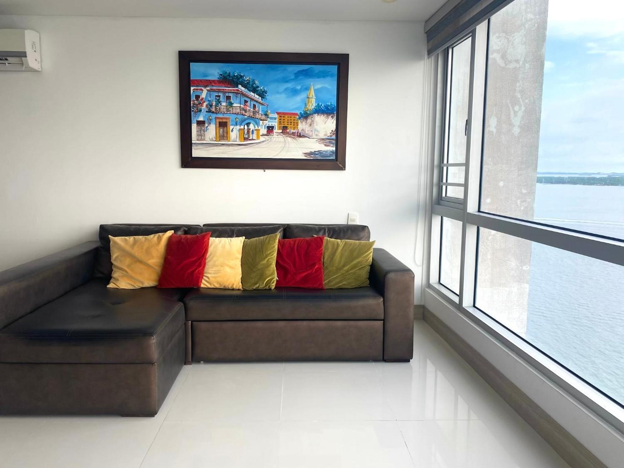 Apartamento En Cartagena Con Vista Al Mar Buitenkant foto