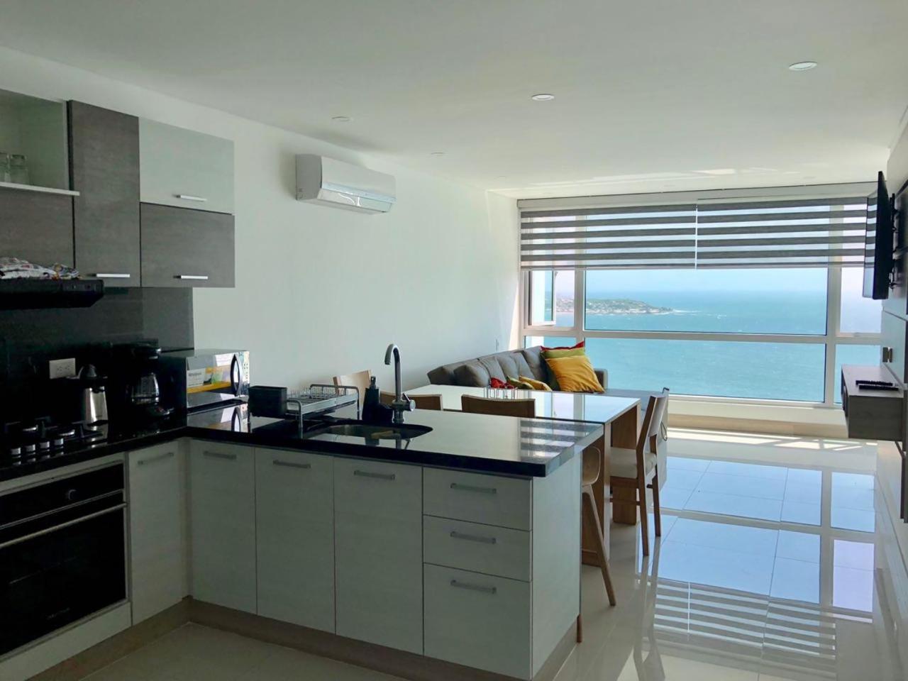Apartamento En Cartagena Con Vista Al Mar Buitenkant foto